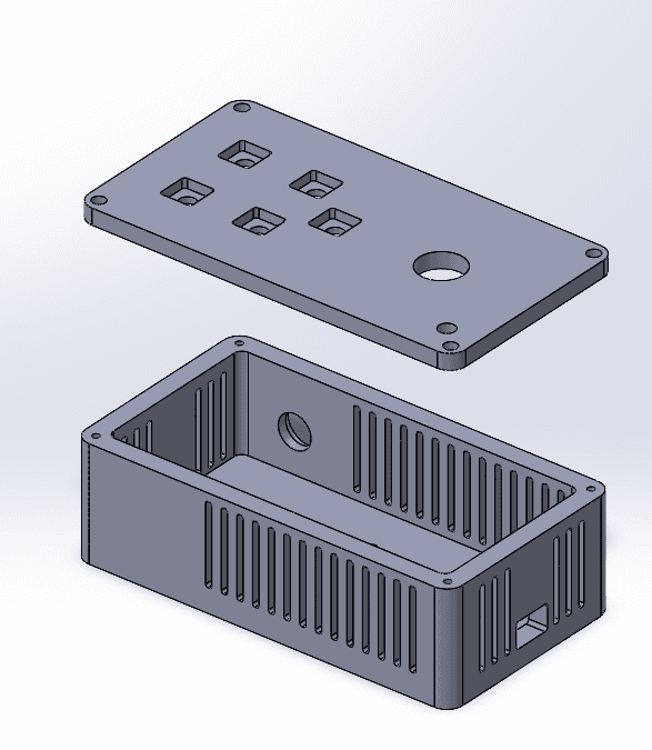 Final ESP32 enclosure and lid