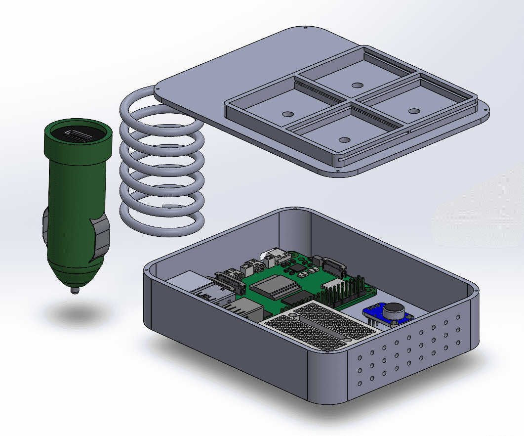 Raspberry Pi based EARS concept assembly